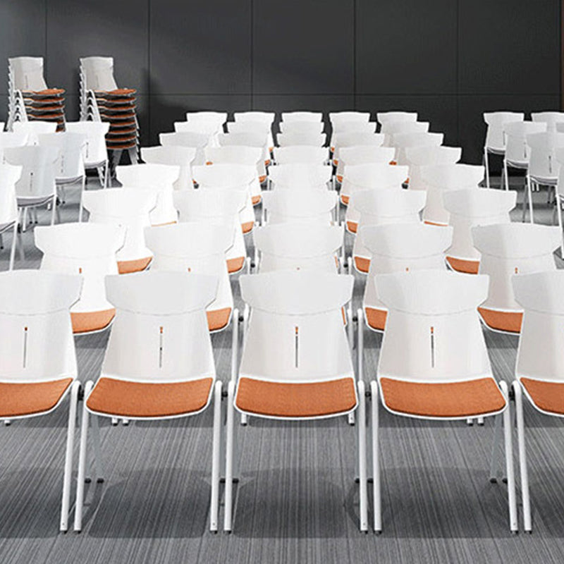 Modern Armless Chair Mid-Back Mesh Desk Chair in Black/Green/Orange/Blue/Red Clearhalo 'furn' 'furn_office_chair' 'Furniture' 'Office Chairs' 'Office Furniture' 'office_chair' 6522575