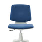 Silla de oficina contemporánea con respaldo medio, silla giratoria para conferencias con ruedas
