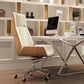Height-adjustable Managers Chair Modern Executive Chair for Office White 1 Piece Clearhalo 'furn' 'furn_office_chair' 'Furniture' 'Office Chairs' 'Office Furniture' 'office_chair' 6522622