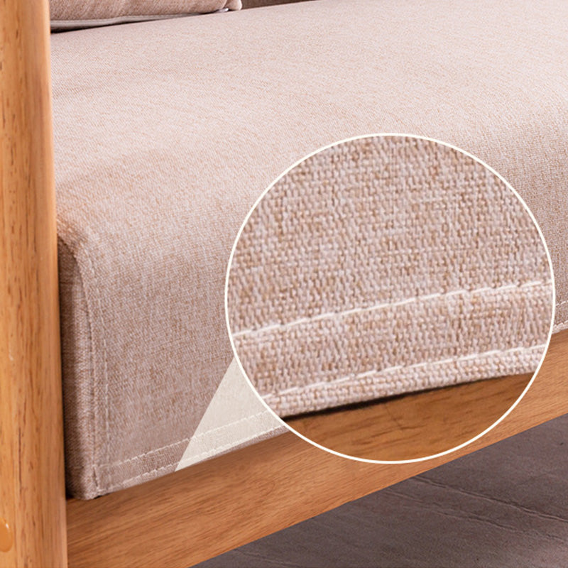 Tropical Rolled Armsofa 32,67 "hoher Stoff -Slipbeschichtungssofa