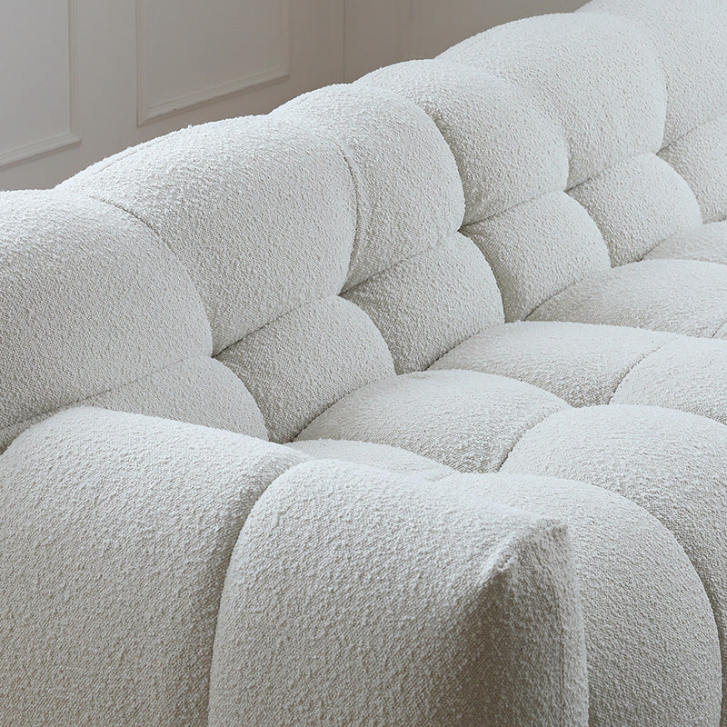 Biscuit Back Seating Square Arm Sofa in White for Living Room Clearhalo 'furn' 'furn_sofas' 'Furniture' 'Living Room Furniture' 'Sofa' 'sofas' 6522725