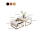 Slate Square End Table Frame Modern Coffee Table with Drawer Clearhalo 'Coffee & Accent Tables' 'Coffee Tables' 'coffee_tables' 'furn' 'furn_coffee_tables' 'Furniture' 'Living Room Furniture' 6522914