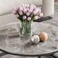 Slate Coffee Cocktail Table Round Coffee Table Set with Drawer Clearhalo 'Coffee & Accent Tables' 'Coffee Tables' 'coffee_tables' 'furn' 'furn_coffee_tables' 'Furniture' 'Living Room Furniture' 6522955