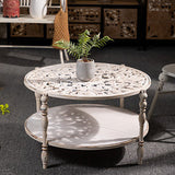 Tavolino di campagna da 19 "H Tavolo da metallo Accento Round Accent