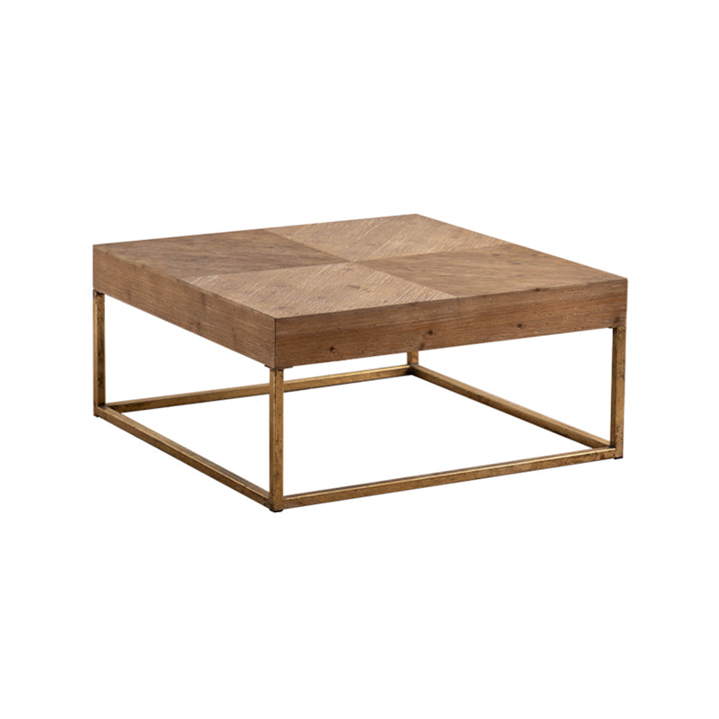 Modern Coffee Table Solid Wood Coffee Cocktail Table for Living Room