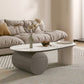 Modern Abstract Base Coffee Table Slate Free Form Coffee Cocktail Table with drawers Clearhalo 'Coffee & Accent Tables' 'Coffee Tables' 'coffee_tables' 'furn' 'furn_coffee_tables' 'Furniture' 'Living Room Furniture' 6523272