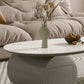 Modern Abstract Base Coffee Table Slate Free Form Coffee Cocktail Table with drawers Clearhalo 'Coffee & Accent Tables' 'Coffee Tables' 'coffee_tables' 'furn' 'furn_coffee_tables' 'Furniture' 'Living Room Furniture' 6523277