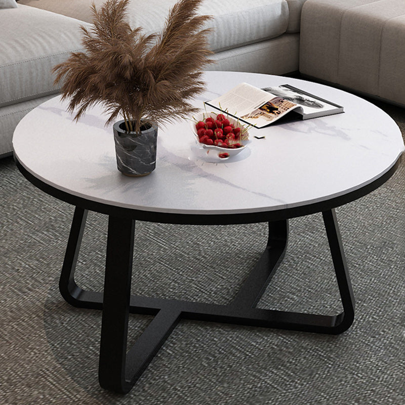 Table de cocktail ovale en pierre Glam Table de cocktail basse simple standard