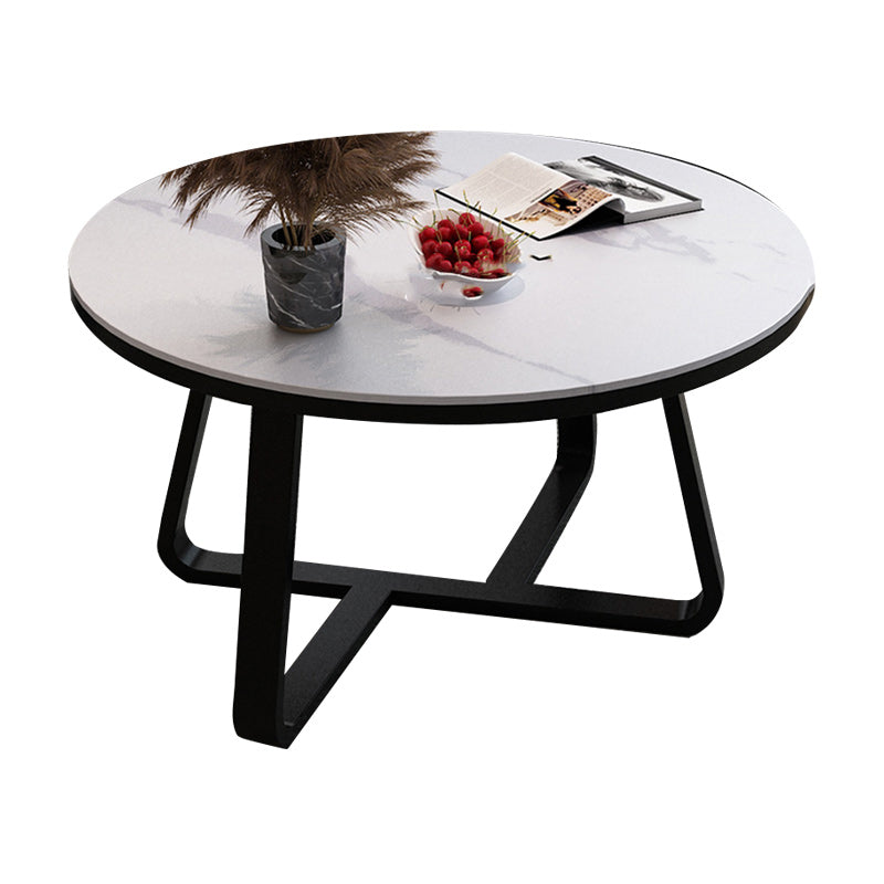 Table de cocktail ovale en pierre Glam Table de cocktail basse simple standard