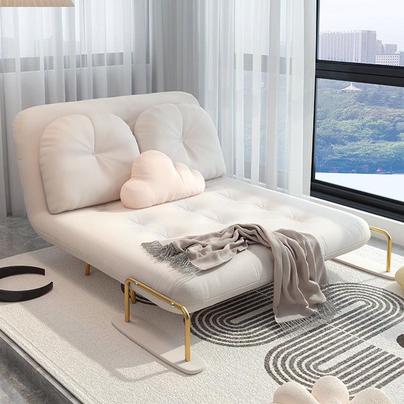 Getuft gestoffeerde futon stoel met matras glam cabrioleband