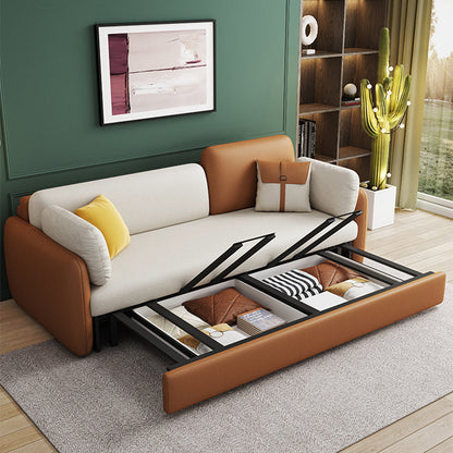 Bonded Leather Sofa Futon Contemporary Futon Sleeper Sofa Bed