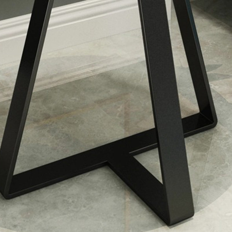 Runder Marmor Endtisch Set Glam Dia 19.7-in Sofa Seitenakzentisch