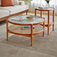 Tropical Round Cocktail Table Storage Solid Wood Coffee Table Clearhalo 'Coffee & Accent Tables' 'Coffee Tables' 'coffee_tables' 'furn' 'furn_coffee_tables' 'Furniture' 'Living Room Furniture' 6524061