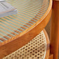 Tropical Round Cocktail Table Storage Solid Wood Coffee Table Clearhalo 'Coffee & Accent Tables' 'Coffee Tables' 'coffee_tables' 'furn' 'furn_coffee_tables' 'Furniture' 'Living Room Furniture' 6524070