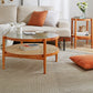 Tropical Round Cocktail Table Storage Solid Wood Coffee Table Clearhalo 'Coffee & Accent Tables' 'Coffee Tables' 'coffee_tables' 'furn' 'furn_coffee_tables' 'Furniture' 'Living Room Furniture' 6524073
