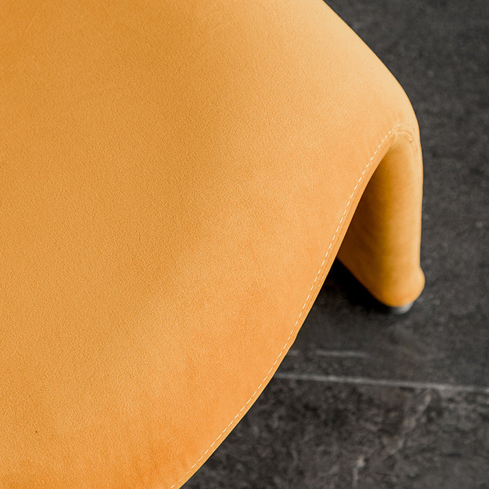 Mid-century Modern Side Chair Armless Fixed Back Accent Armchair for Bedroom Clearhalo 'Accent Chairs' 'accent_chairs' 'Chairs & Seating' 'furn' 'furn_accent_chairs' 'Furniture' 'Living Room Furniture' 6524089