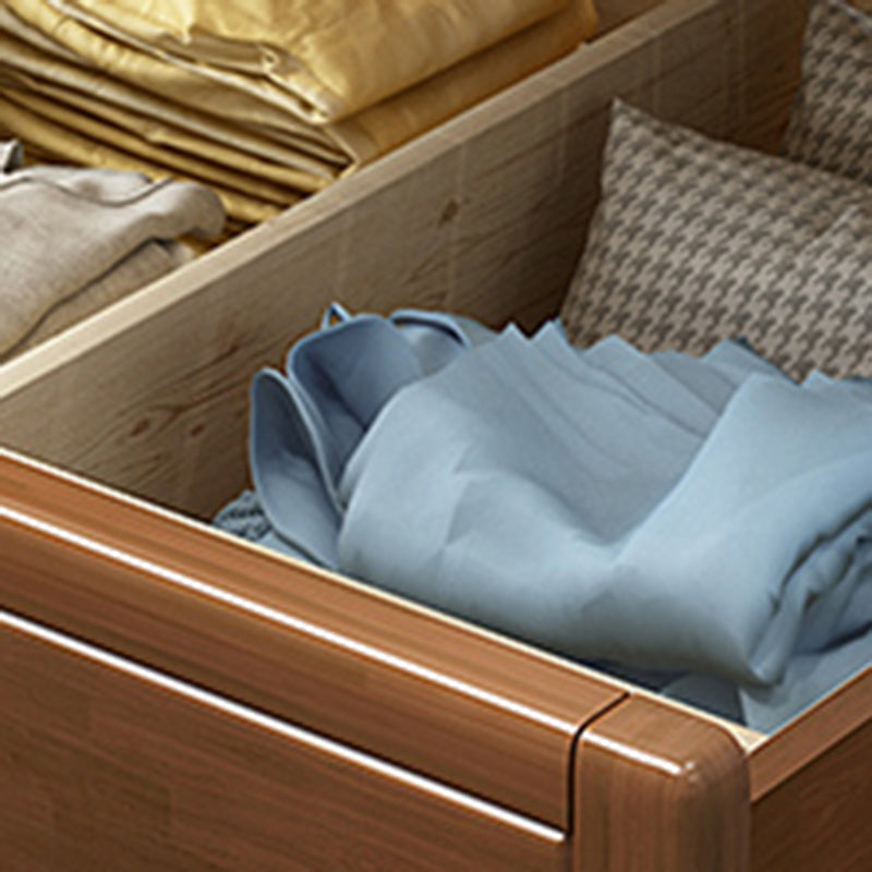 カスタムレッグ付きのソリッドウッドフットボードベッドヘッドボードベッド