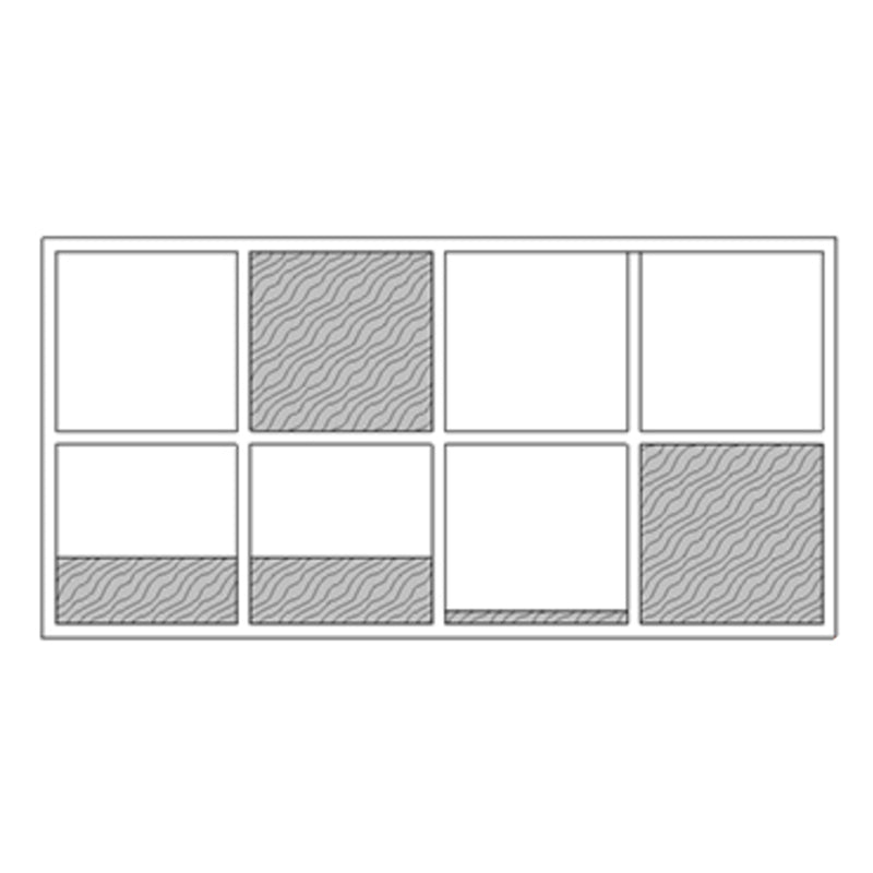 Wooden Wall Mounted Bookshelf Floating Industrial Bookcase with Shelves 47.2"L x 9.8"W x 23.6"H Clearhalo 'Bookcases' 'furn' 'furn_bookcases' 'Furniture' 'Office Furniture' 6524386