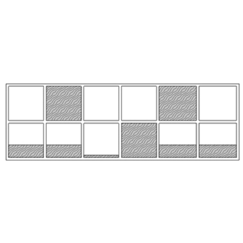 Wooden Wall Mounted Bookshelf Floating Industrial Bookcase with Shelves 70.9"L x 9.8"W x 23.6"H Clearhalo 'Bookcases' 'furn' 'furn_bookcases' 'Furniture' 'Office Furniture' 6524389