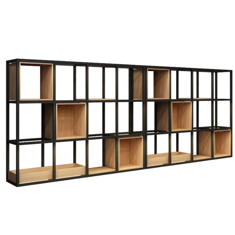 Wooden Wall Mounted Bookshelf Floating Industrial Bookcase with Shelves Clearhalo 'Bookcases' 'furn' 'furn_bookcases' 'Furniture' 'Office Furniture' 6524392