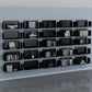 1 Shelf Closed Back Bookshelf Glam Metal Floating Horizontal Bookcase Clearhalo 'Bookcases' 'furn' 'furn_bookcases' 'Furniture' 'Office Furniture' 6524418