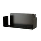 1 Shelf Closed Back Bookshelf Glam Metal Floating Horizontal Bookcase Clearhalo 'Bookcases' 'furn' 'furn_bookcases' 'Furniture' 'Office Furniture' 6524420