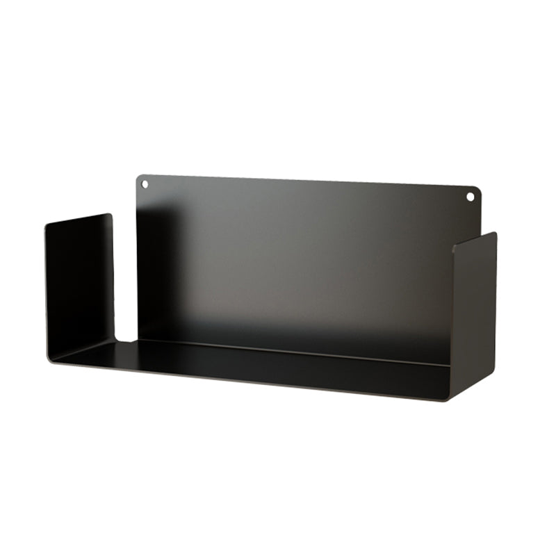 1 Shelf Closed Back Bookshelf Glam Metal Floating Horizontal Bookcase Clearhalo 'Bookcases' 'furn' 'furn_bookcases' 'Furniture' 'Office Furniture' 6524420