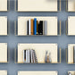 1 Shelf Closed Back Bookshelf Glam Metal Floating Horizontal Bookcase Clearhalo 'Bookcases' 'furn' 'furn_bookcases' 'Furniture' 'Office Furniture' 6524425