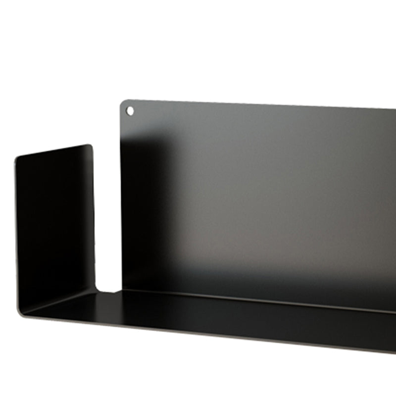 1 Shelf Closed Back Bookshelf Glam Metal Floating Horizontal Bookcase Clearhalo 'Bookcases' 'furn' 'furn_bookcases' 'Furniture' 'Office Furniture' 6524429