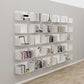 1 Shelf Closed Back Bookshelf Glam Metal Floating Horizontal Bookcase Clearhalo 'Bookcases' 'furn' 'furn_bookcases' 'Furniture' 'Office Furniture' 6524434