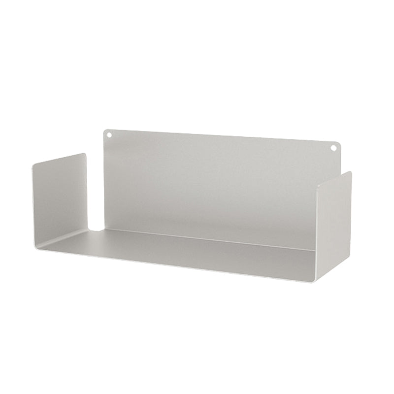Metal Closed Back Bookshelf Contemporary Floating Bookcase with Shelves