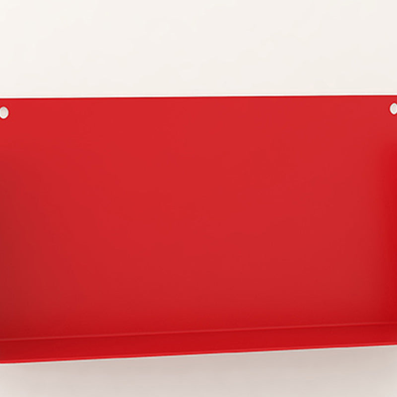 Metal Closed Back Bookshelf Contemporary Floating Bookcase with Shelves