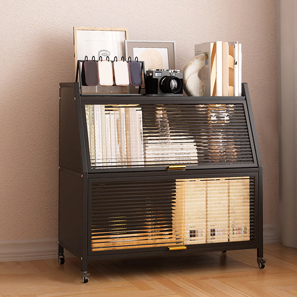 Libreria industriale in metallo standard scaffale chiuse con mobili