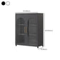 Scandinavian Metal Bookshelf Standard Closed Back Bookcase with Cabinets Clearhalo 'Bookcases' 'furn' 'furn_bookcases' 'Furniture' 'Office Furniture' 6524634