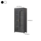 Scandinavian Metal Bookshelf Standard Closed Back Bookcase with Cabinets Clearhalo 'Bookcases' 'furn' 'furn_bookcases' 'Furniture' 'Office Furniture' 6524636