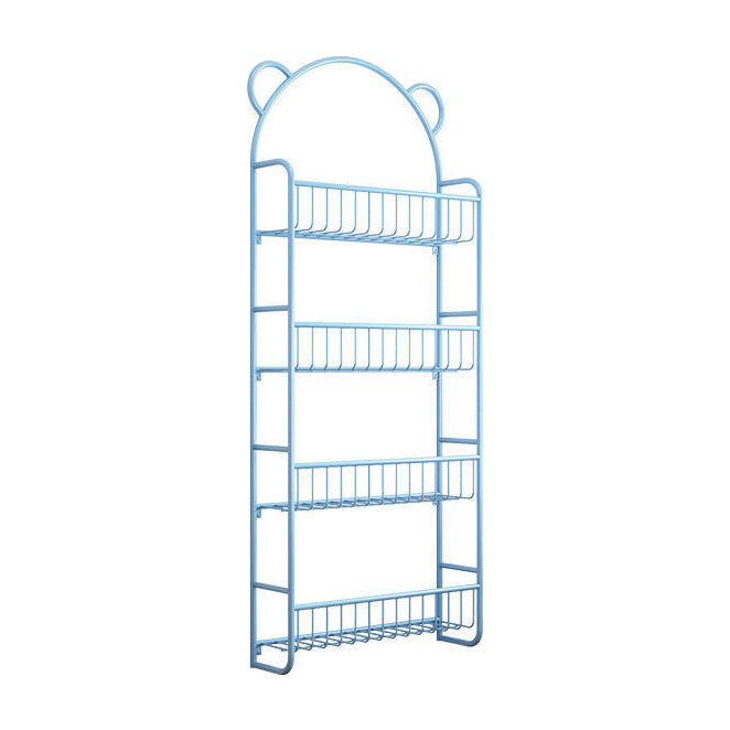 Metal Floating Scandinavian Bookcase Closed Back Bookshelf with Shelves Clearhalo 'Bookcases' 'furn' 'furn_bookcases' 'Furniture' 'Office Furniture' 6524649