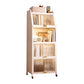 Metal Standard Bookshelf Closed Back Industrial Bookcase with Cabinets