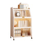 Metal Standard Bookshelf Closed Back Industrial Bookcase with Cabinets