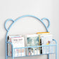 Metal Closed Back Bookshelf Scandinavian Wall Mounted Bookcase Clearhalo 'Bookcases' 'furn' 'furn_bookcases' 'Furniture' 'Office Furniture' 6524732