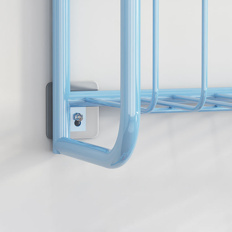 Metal Closed Back Bookshelf Scandinavian Wall Mounted Bookcase Clearhalo 'Bookcases' 'furn' 'furn_bookcases' 'Furniture' 'Office Furniture' 6524737