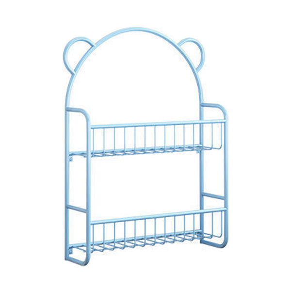 Metal Closed Back Bookshelf Scandinavian Wall Mounted Bookcase Clearhalo 'Bookcases' 'furn' 'furn_bookcases' 'Furniture' 'Office Furniture' 6524739