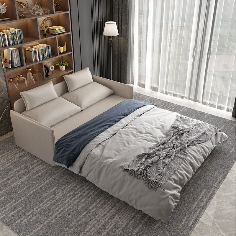 コンテンポラリーソファ布団ボンドレザー布団布団スリーパーソファが保管されています