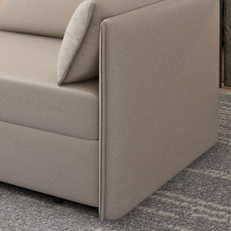 コンテンポラリーソファ布団ボンドレザー布団布団スリーパーソファが保管されています