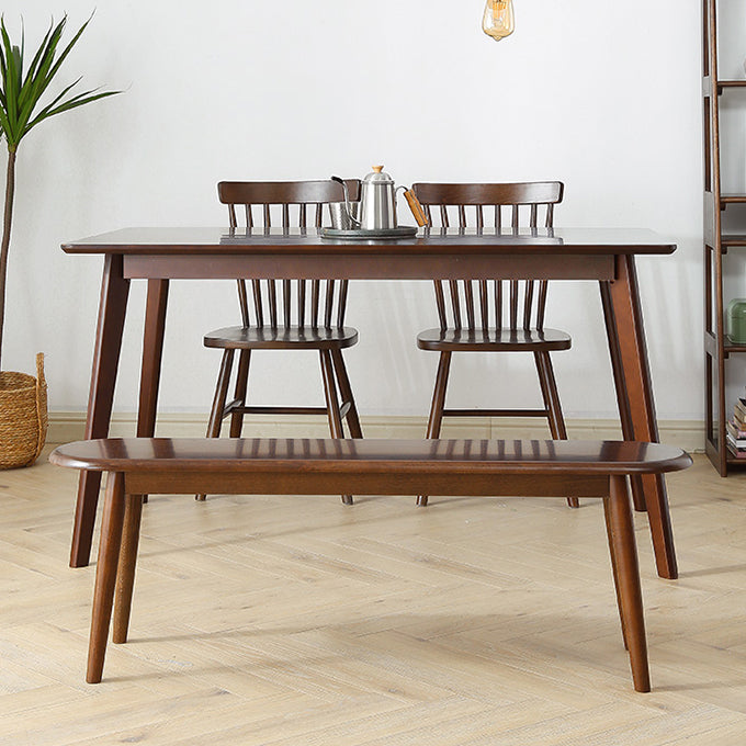 Contemporary Solid Wood Bedroom Bench 15.7" Height Seating Bench with Legs Clearhalo 'Benches' 'Chairs & Seating' 'furn' 'furn_benches' 'Furniture' 'Living Room Furniture' 6524967