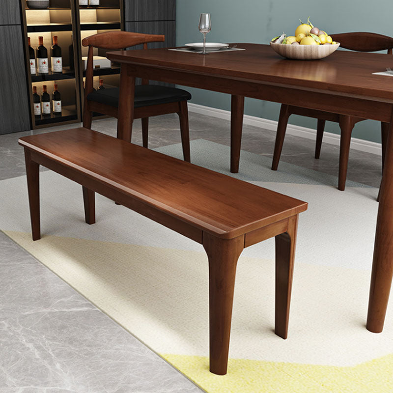 14-Inch Width Bedroom Bench Modern Style Solid Wood Seating Bench Clearhalo 'Benches' 'Chairs & Seating' 'furn' 'furn_benches' 'Furniture' 'Living Room Furniture' 6524994