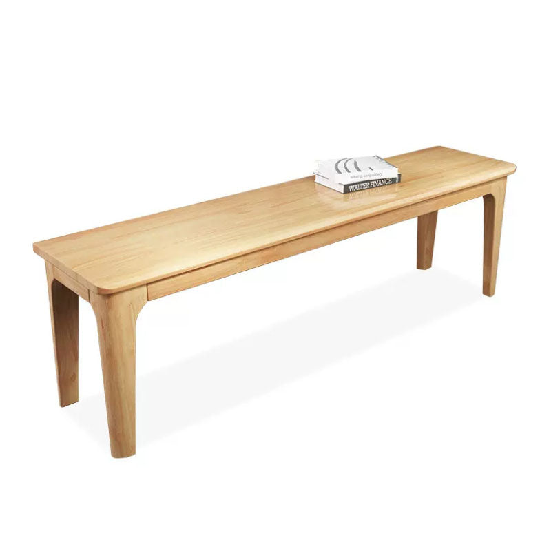 14-Inch Width Bedroom Bench Modern Style Solid Wood Seating Bench Clearhalo 'Benches' 'Chairs & Seating' 'furn' 'furn_benches' 'Furniture' 'Living Room Furniture' 6524995