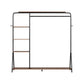 Industrial Style Coat Rack Metal Free Standing Multi Layer Shelves Coat Rack Brown-Black Clearhalo 'Entry & Mudroom Furniture' 'furn' 'furn_hall_tree_coat_racks' 'Furniture' 'Hall Trees & Coat Racks' 'hall_tree_coat_racks' 6525048