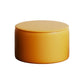 Modern Pouf Ottoman PU Leather Upholstered Solid Color Round Ottoman