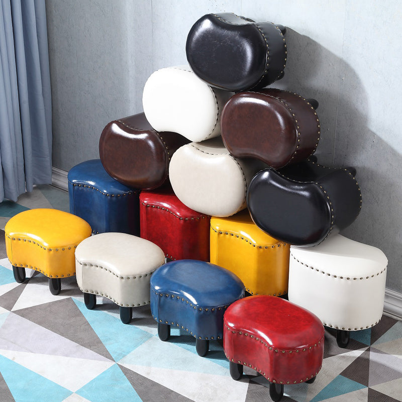 Modern Coffee Standard Leather Specialty Standard for Living Room Clearhalo 'furn' 'furn_ottomans_poufs' 'Furniture' 'Living Room Furniture' 'Ottomans & Poufs' 'ottomans_poufs' 6525329