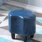 Modern Coffee Standard Leather Specialty Standard for Living Room Peacock Blue 1 Piece Clearhalo 'furn' 'furn_ottomans_poufs' 'Furniture' 'Living Room Furniture' 'Ottomans & Poufs' 'ottomans_poufs' 6525330